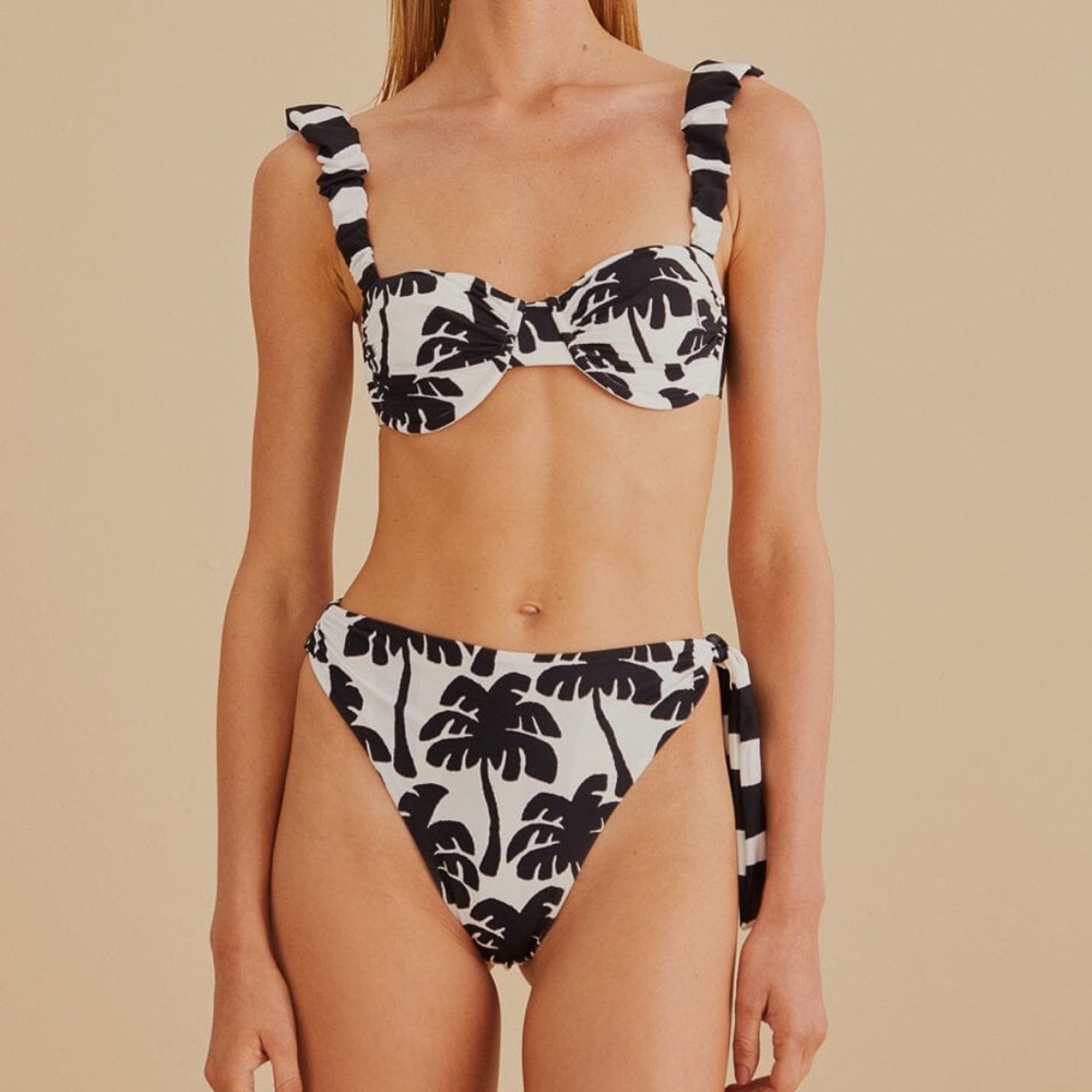 NWT Farm Rio Coconut Reversible Bikini